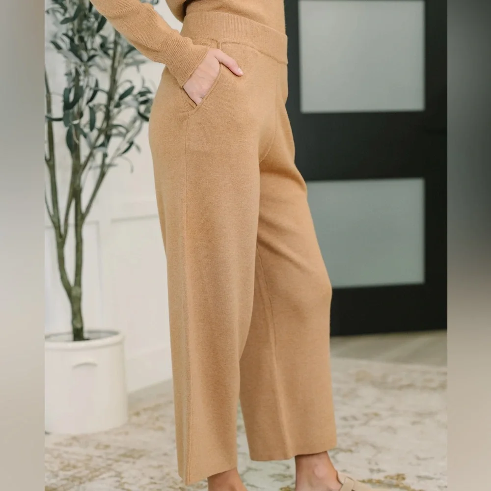 NWT Honeymark Culottes Wool/Cashmere Blend Pants - Picture 3 of 8